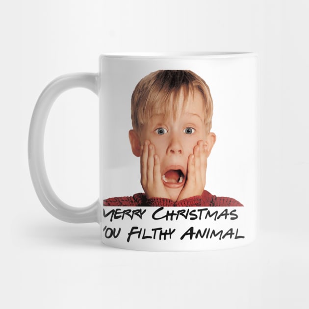 Home Alone Merry Christmas You Filthy Animal RED EDITION by MoondesignA